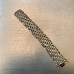 Silver mesh bracelet